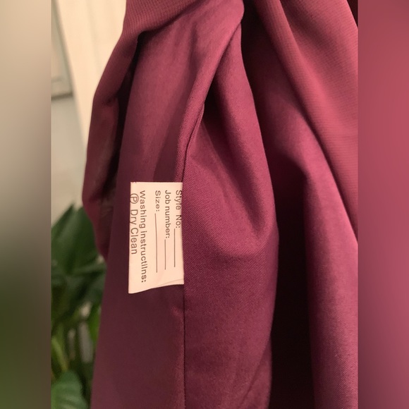 Maroon Empire Dress • PERFECT CONDITION - Picture 15 of 16